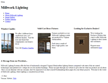 Tablet Screenshot of millworklighting.com